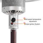 Nitouy American Standard KLD7002S / 46000BTU Outdoor Courtyard Gas Umbrella Heater / Bronze