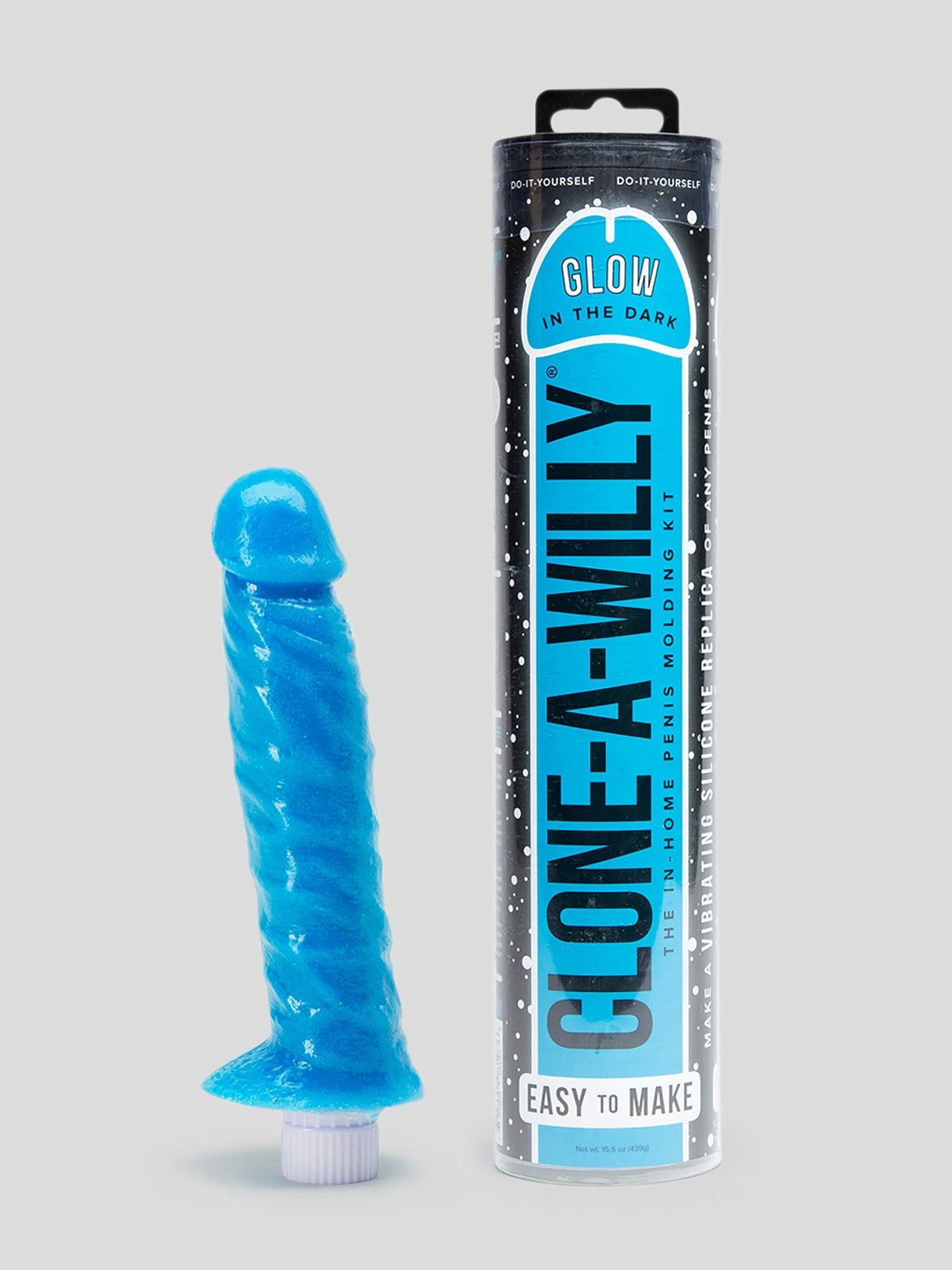 Clone-A-Willy Glow In The Dark Vibrator Molding Kit Blue, Blue | Blue