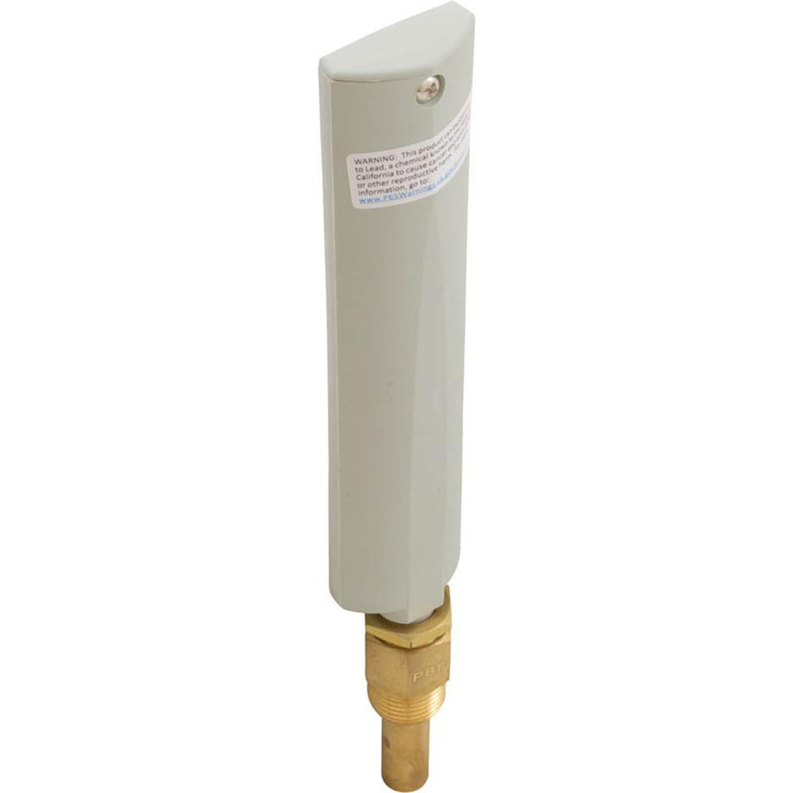 Raypak Thermometer, Raypak, Brass, Vertical Display