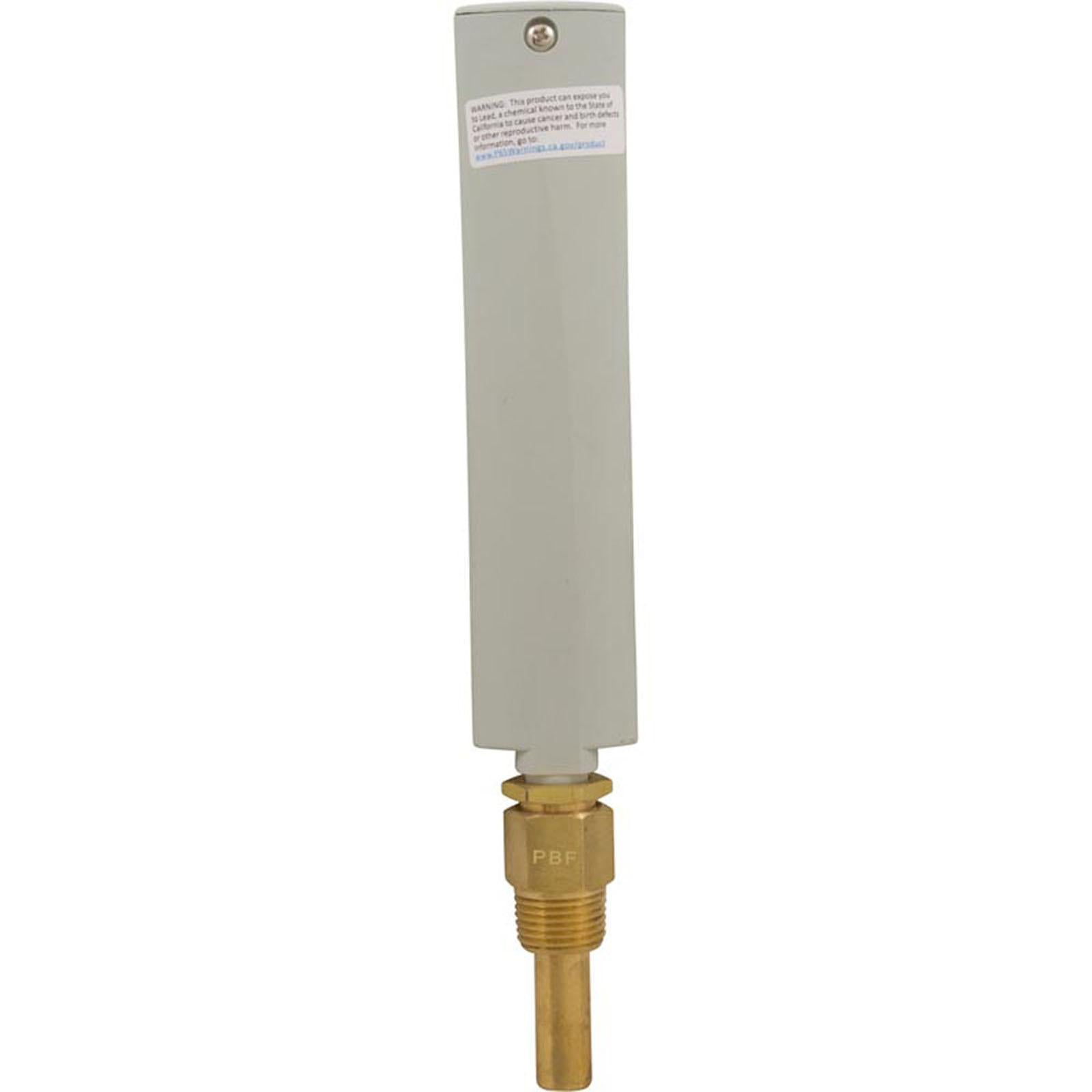 Raypak Thermometer, Raypak, Brass, Vertical Display