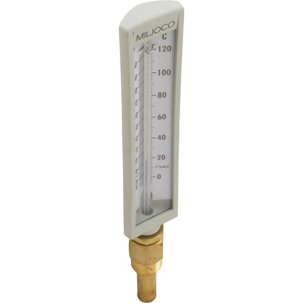 Raypak Thermometer, Raypak, Brass, Vertical Display