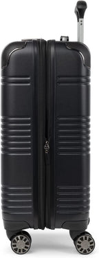 Roundtrip Hardside Expandable Luggage, TSA Lock, 8 Spinner Wheels, Hard Shell Polycarbonate Suitcase, Black, 2-Piece Set (21/25)