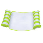 Aqua Leisure Supersized Floating Party Plank Platform, Green Stripe &amp; Monterey Inflatable 4-in-1 Pool Hammock Floating Lounger,