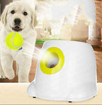 Ready Set Fetch Automatic Tennis Ball Launcher Dog Toy | Dog Puppy Toys Tennis Ball Launcher | Automatic Fetching Throwing Machine Pet Ball Throwing Device | Play Fetch Conveniently Comes With 3 Balls