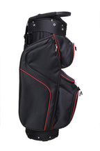 Majek Men's Black Red Golf Bag 9 inch 14-way Friendly Separator Top
