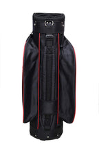 Majek Men's Black Red Golf Bag 9 inch 14-way Friendly Separator Top