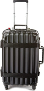 Up to 12 Bottles &amp; All Purpose Wine Travel Suitcase (Black)