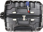 Up to 12 Bottles &amp; All Purpose Wine Travel Suitcase (Black)