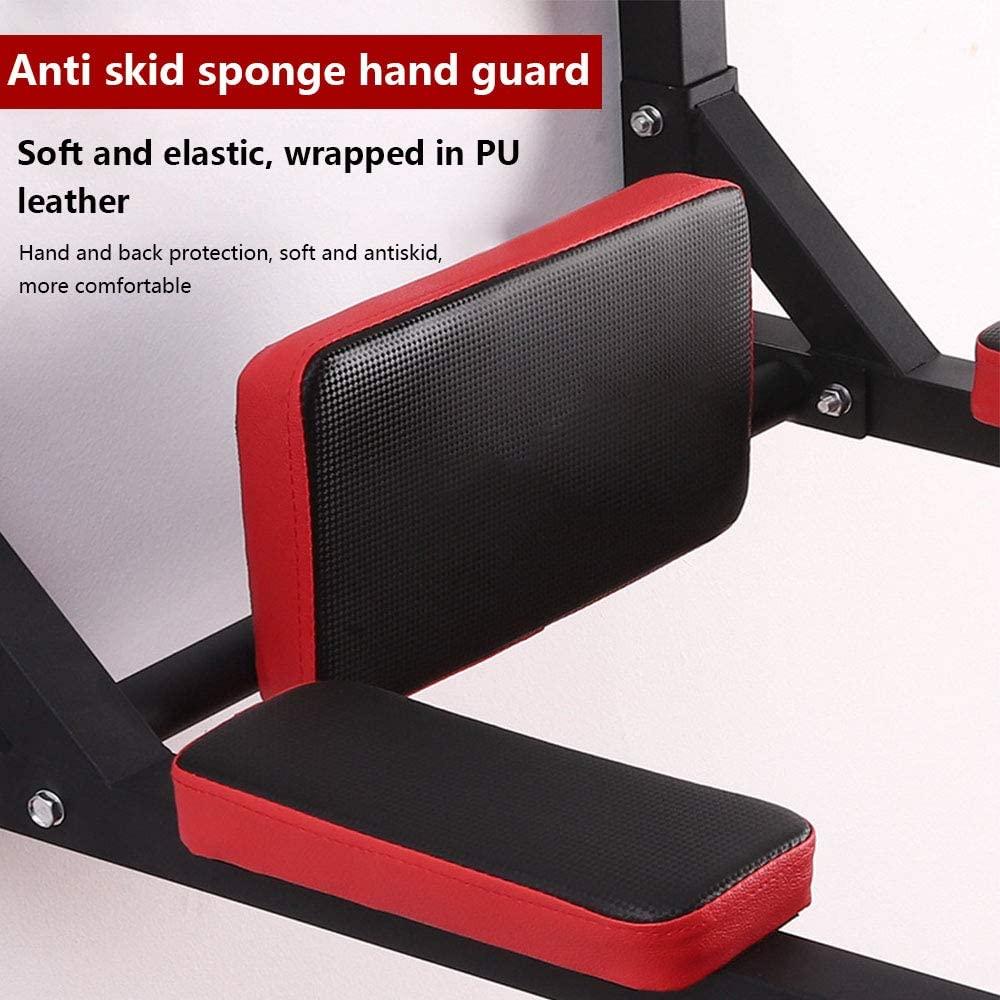 PLKO Wall Mount Pull Up Bar Wall Mounted Body Press Pull Up Bar Gym Chin-Up for Upper Body Workout