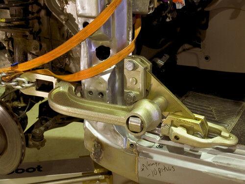 Autorobot Double Gripper Auto Body Pull Clamp Car Puller with Turnable Clamps