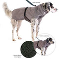 Gold Paw Winter Paw Dog Coat  Soft, Warm Dog Clothes, Stretchy Pet Jacket  Machine Washable, Eco Friendly  All Season, Silver, Size 22