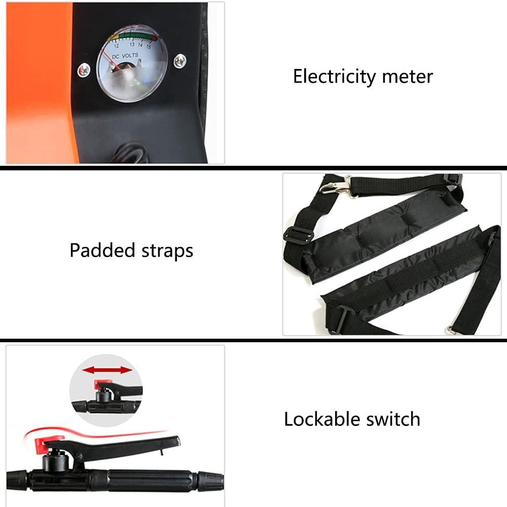 Household Products 18L Agricultural Sprayer, Hand-Push Watering Machine, Electric Sprayer, Large Capacity, Strap Type, Gardening Watering, Car Washing