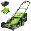 40V 17" Cordless Lawn Mower – Brushless Motor, 4.0Ah Battery &amp; Charger (75+ Compatible Tools), 2-in-1 Mulch/Bag