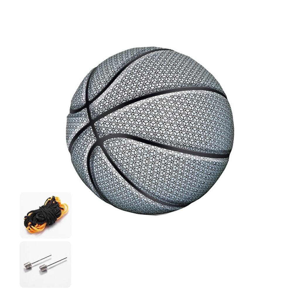Light Up Basketball Ball Battery-Rainbow Pu Glow In Dark Basketball Fluorescent Bright After Sun Shine Official Size&amp; Weight (Size 7) Light-Up Basketball For Man Teen Boy