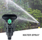 XLEVE 10 Pieces 1/2" Male Thread Garden Agricultural Irrigation Sprayers 180degree Rotating Nozzle Long Distance Spray Lawn Irrigation Sprinklers