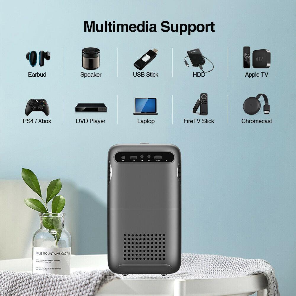 4200lms mini projector native 1080p proyector wifi wireless home theater hdmi tv