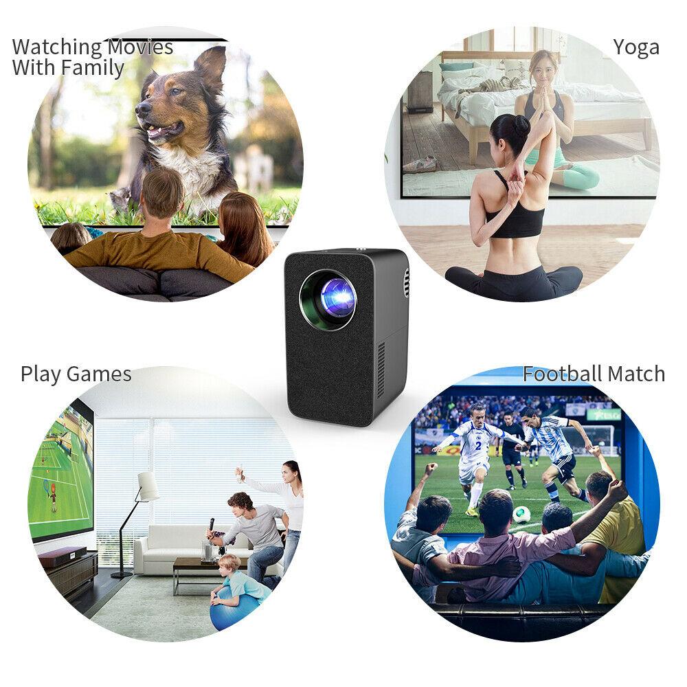 4200lms mini projector native 1080p proyector wifi wireless home theater hdmi tv