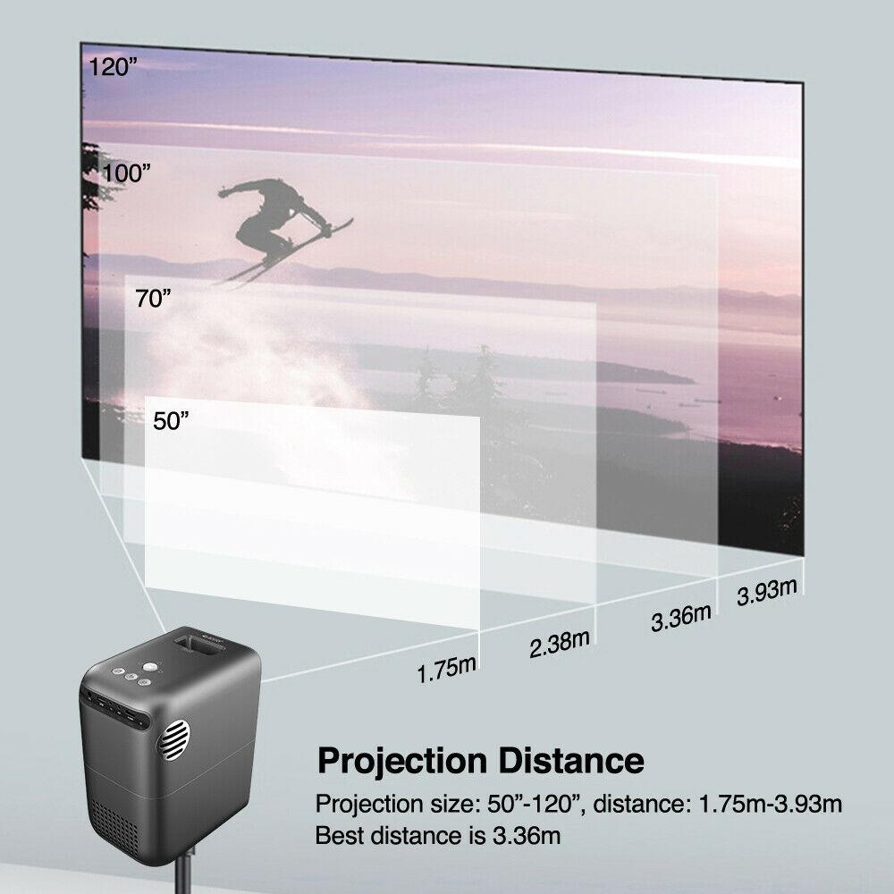 4200lms mini projector native 1080p proyector wifi wireless home theater hdmi tv