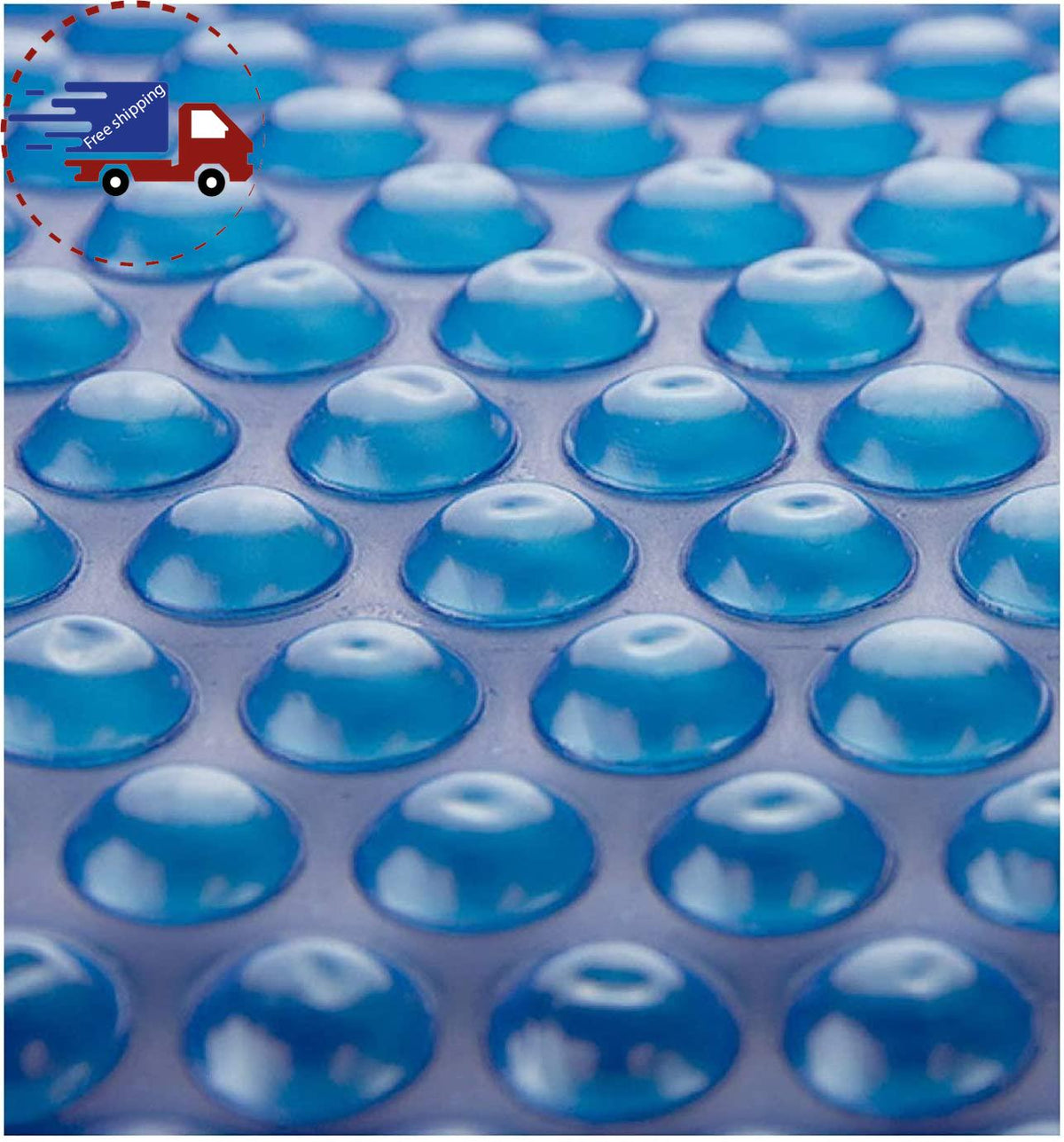 sun2solar blue 24-foot round solar cover | 800 series style | heat retaining bla