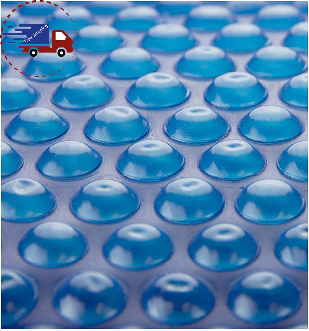 sun2solar blue 24-foot round solar cover | 800 series style | heat retaining bla