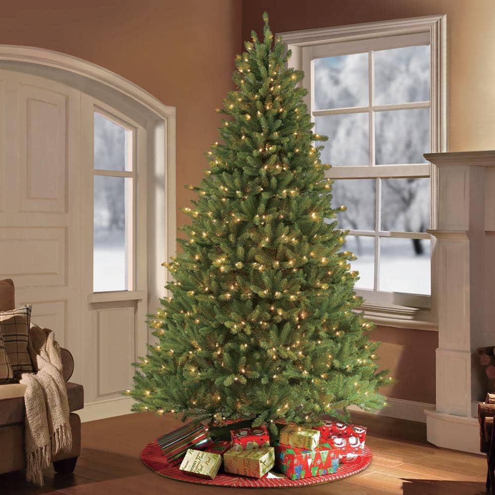 6.5 ft. Pre-Lit Incandescent Fraser Fir Artificial Christmas Tree with 500 UL Clear Lights