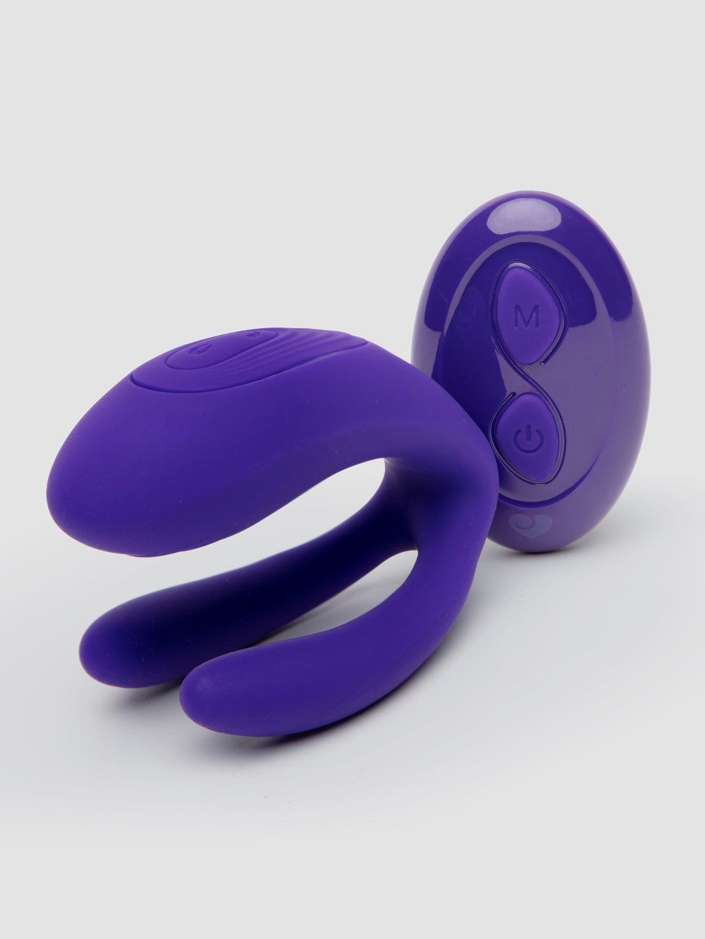 Lovehoney Sweet Curve Remote Control Silicone Clitoral Vibrator, Purple