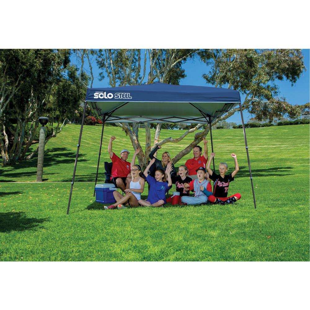 Solo72 11 ft. x 11 ft. Midnight Blue Slant Leg Canopy