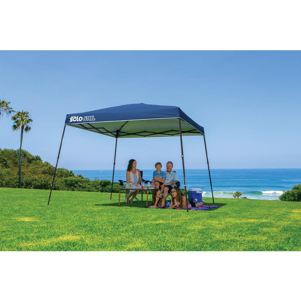Solo72 11 ft. x 11 ft. Midnight Blue Slant Leg Canopy