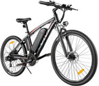 VIVI 27.5'' Electric Bike, Electric Mountain Bike, 22MPH 500W Ebike, Electric Bike for Adults with Removable 48V 10Ah Battery,  21 Speed