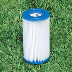 intex 12' x 30" metal frame round pool (2 pack) &amp; replacement cartridge (6 pack)