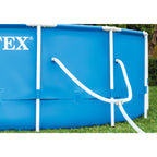 intex 12' x 30" metal frame round pool (2 pack) &amp; replacement cartridge (6 pack)
