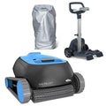 maytronics dolphin nautilus cc with caddy &amp; cover inground robotic pool cleaner