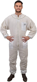 humble bee 422 aero beekeeping suit, large, field tan