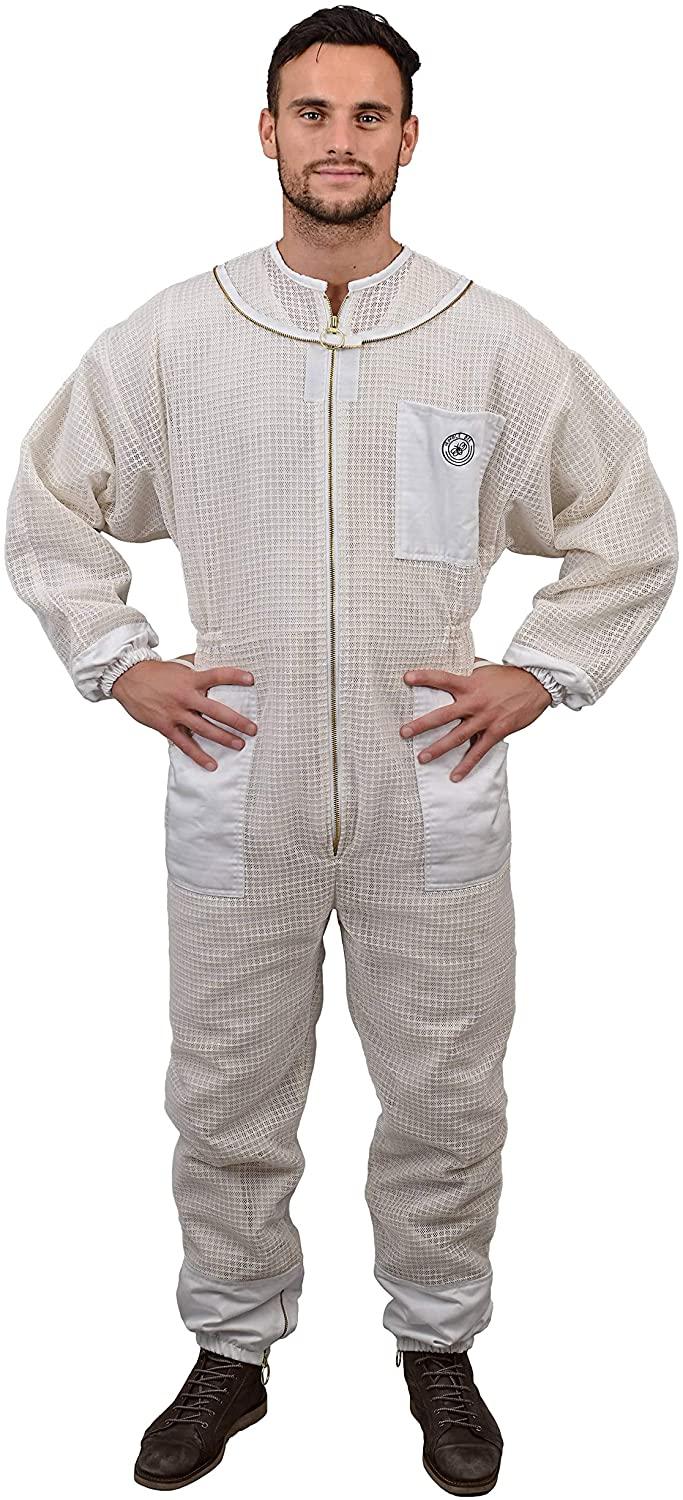 humble bee 422 aero beekeeping suit, xx-small, field tan