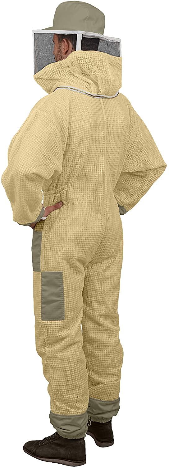 humble bee 422 aero beekeeping suit, large, olive