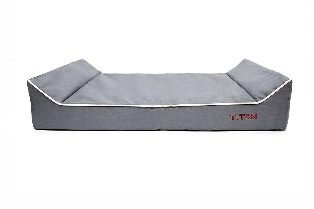 Dog Bed- Chew Resistant, Memory Foam, Washable Cover, Waterproof Liner - Durable Premium Dog Bed