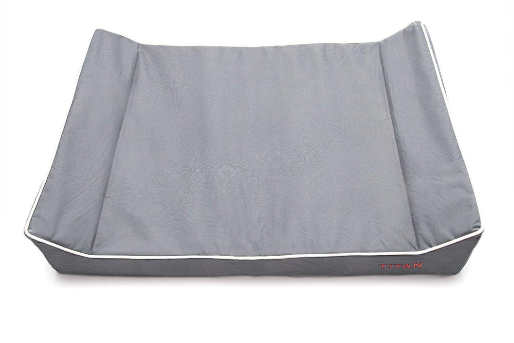 Dog Bed- Chew Resistant, Memory Foam, Washable Cover, Waterproof Liner - Durable Premium Dog Bed