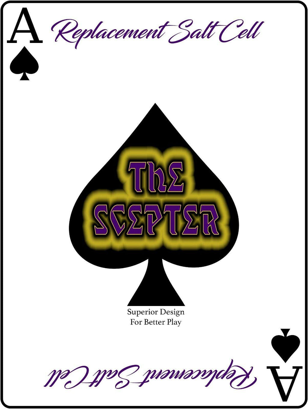 the scepter - replacement ace® salt cell only, replaces p/n 76078, best guaranty