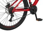 Mongoose Durham Mountain Bike, 21 Speeds, 26-Inch Wheels, Red