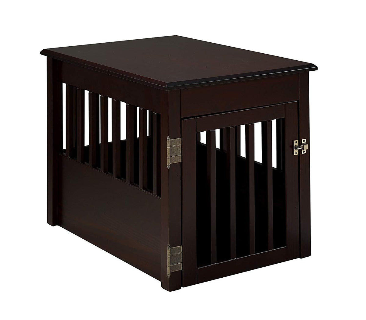 BarkPet Crate End Table - Cappuccino Finish