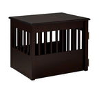 BarkPet Crate End Table - Cappuccino Finish