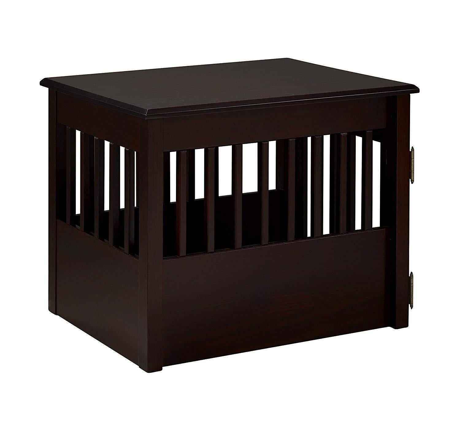 BarkPet Crate End Table - Cappuccino Finish