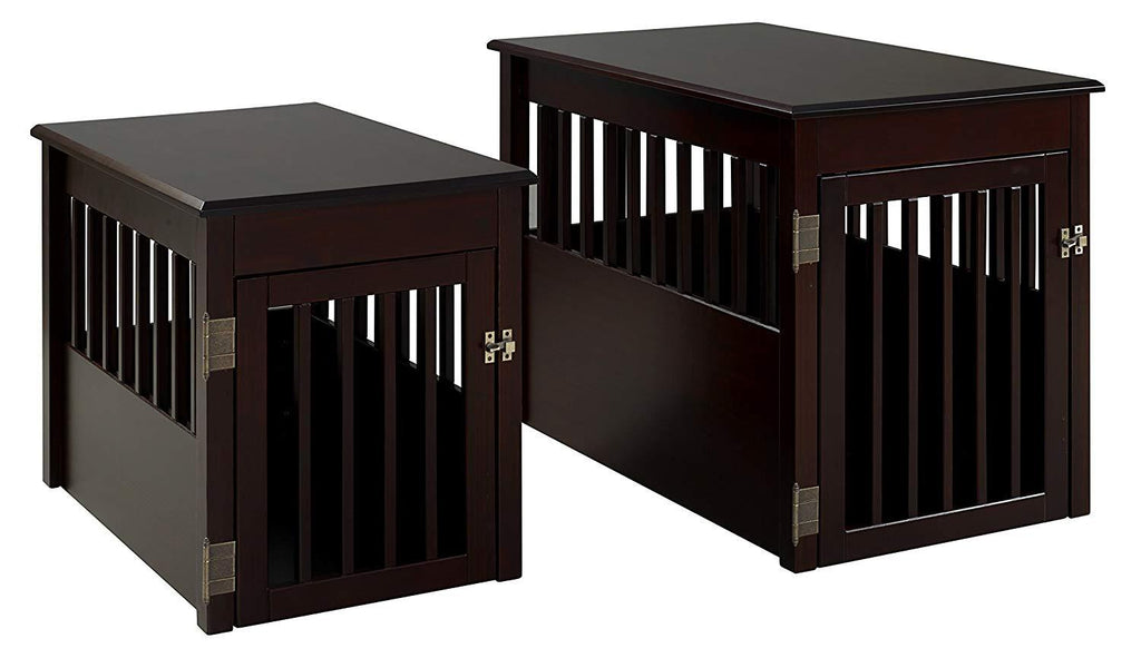 BarkPet Crate End Table - Cappuccino Finish