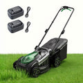 18" 40V Cordless Lawn Mower for Small to Medium Yards, Capable of Gas-Like Cuts with Brushless Motor, Used for Mulching/Bagging, 6 Heights for Seasonal Grass, Dual 5.0Ah Batteries Included