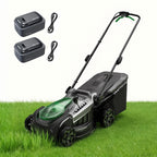 18" 40V Cordless Lawn Mower for Small to Medium Yards, Capable of Gas-Like Cuts with Brushless Motor, Used for Mulching/Bagging, 6 Heights for Seasonal Grass, Dual 5.0Ah Batteries Included