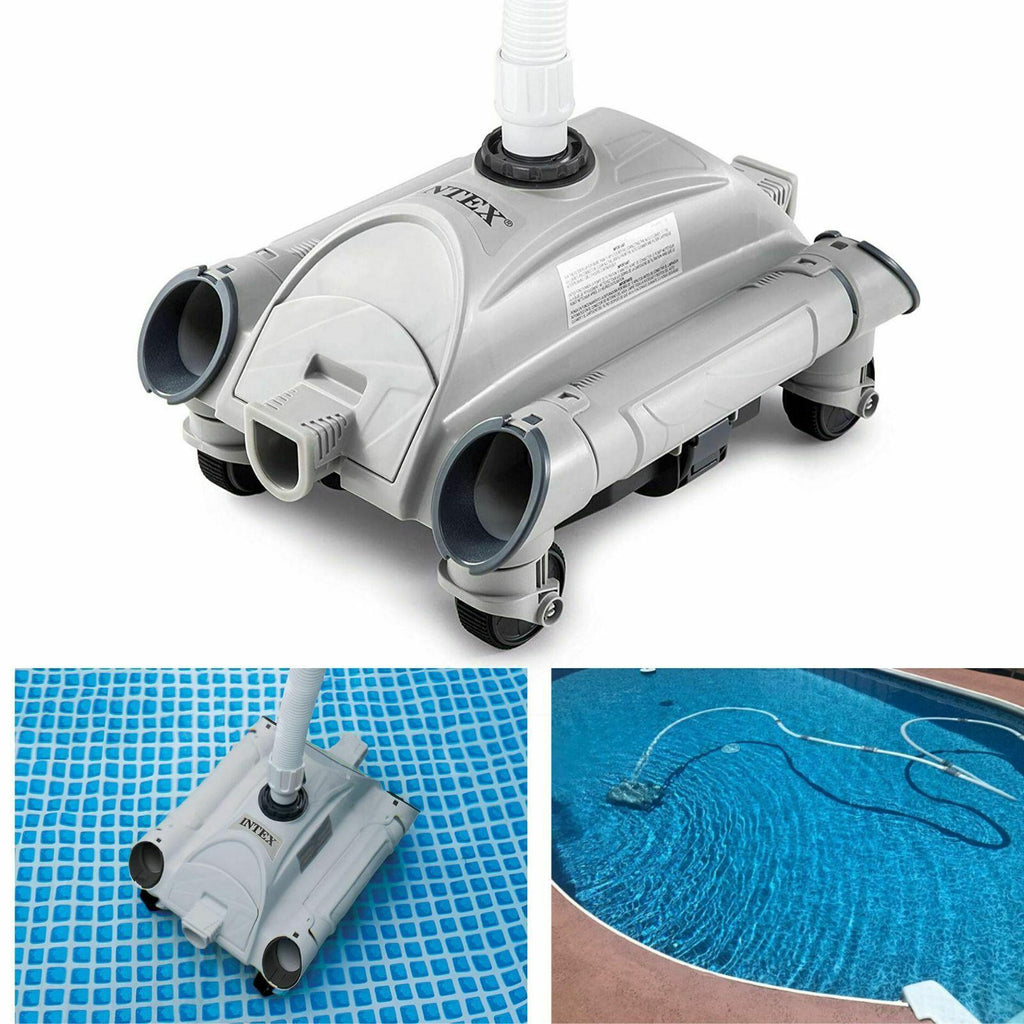 intex automatic pool cleaner pressure side vacuum cleaner w/ 24 foot auto hose