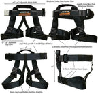 Fusion Climb Tactical Edition Adults Commercial Zip Line Kit Harness/Lanyard/Trolley Bundle FTK-A-HLT-12
