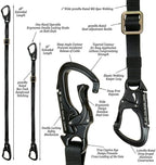 Fusion Climb Tactical Edition Adults Commercial Zip Line Kit Harness/Lanyard/Trolley Bundle FTK-A-HLT-12