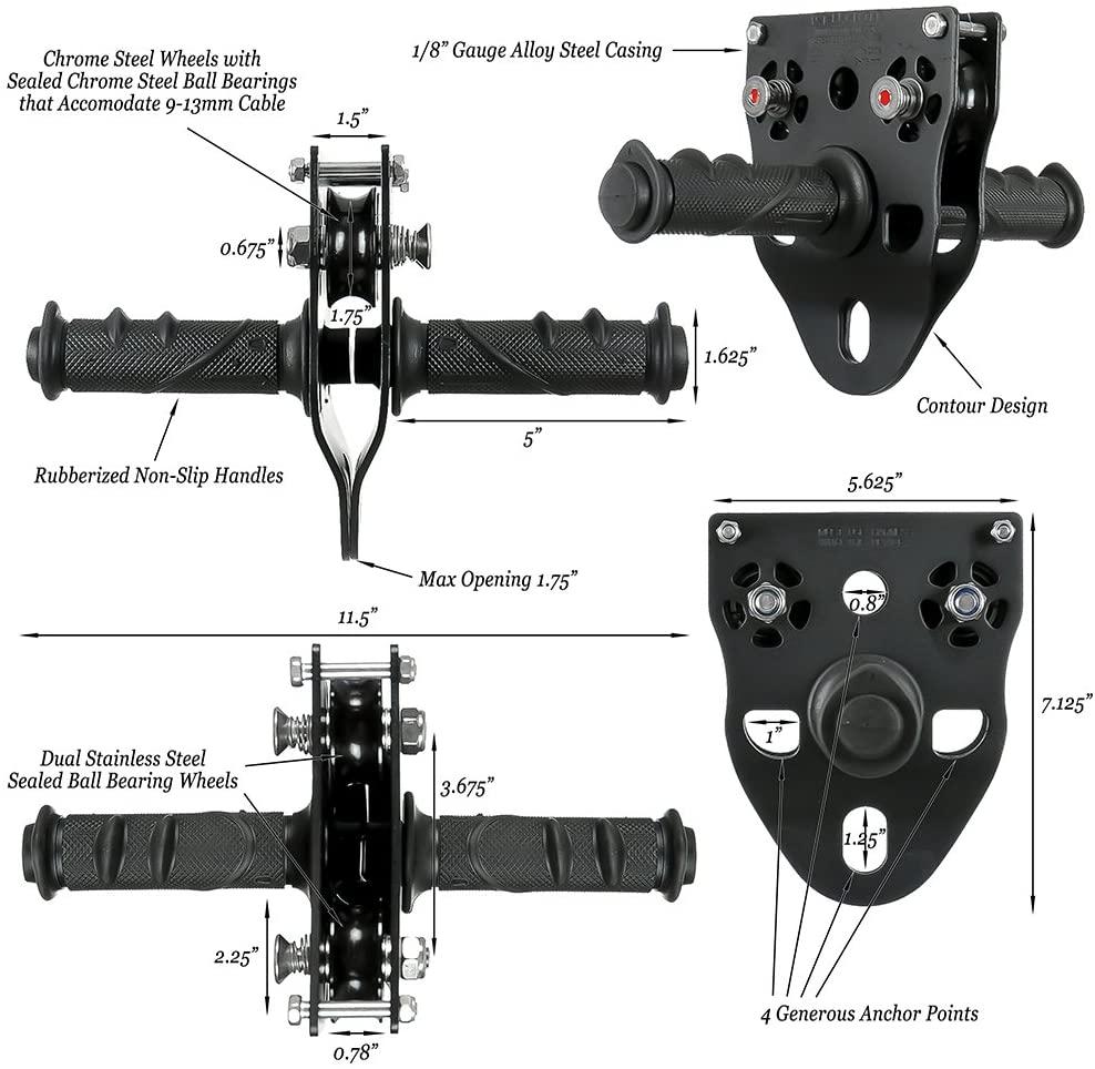 Fusion Climb Tactical Edition Adults Commercial Zip Line Kit Harness/Dual Lanyard/Trolley/Helmet Bundle FTK-A-HLLTH-12