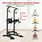 Dip Station Chin Up Bar Core Power Tower Pull Push Home Gym Fitness Equipment